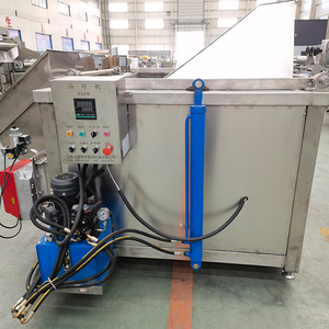 Friteuses industrielles à double réservoir Friteuse industrielle automatique pour chips de pommes de terre Machine à frire les arachides - Product Image 2