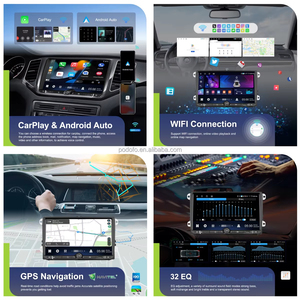 วิทยุติดรถยนต์ Podofo สำหรับ Volkswagen/VW/Skoda/Seat ขนาด 9 นิ้ว 4+64G ระบบ Android รองรับ Wireless Carplay และ Android Auto พร้อม GPS WIFI ขายส่ง - Product Image 4