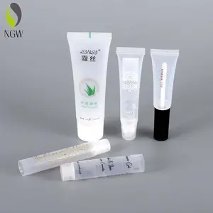 Customized white Cosmetic Tube Packaging Plastic Tube Empty Extrusion Skin Care Lotion Essential Oil PE Tube 25g35g45g65g75g85g