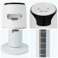 Ventilateur sur pied sans pales de 36 pouces avec minuterie 7,5H, télécommande, ventilateur portable sans pales