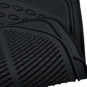 Universal Fit Anti-Rutsch-Matte Auto Teppich matten Set Gummi PVC Auto Matte