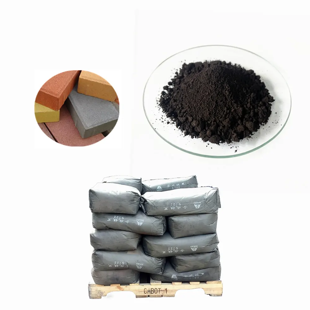 Concrete Dye Pigment Iron Oxide Black 330 Pigment for Brick Ceramic Colorant