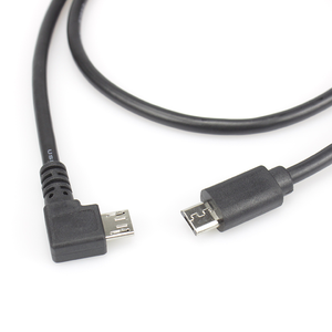 24awgx2c + 28x1P + 28awgx1c + AL góc phải Adapter màu đen Micro USB Cáp OTG Cáp mimining algorythmack PVC 2m dây đồng Cổ Phiếu - Product Image 1