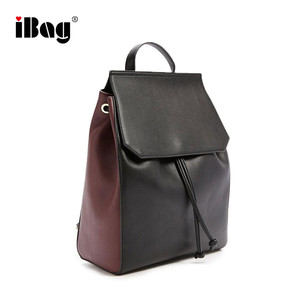 Drawstring Closure Adjustable Shoulder Straps Women Girls Mini Faux <strong>Leather</strong> Backpack <strong>Rucksack</strong> School Bag Travel <strong>Handbag</strong> - Product Image 1