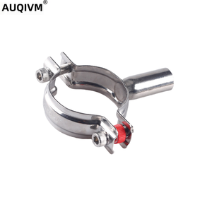 AUQIVM Support de fixation réglable en acier inoxydable 304 316 de haute qualité, poli d'un seul côté, pour tube circulaire, suspension de tuyau, serrage - Product Image 4