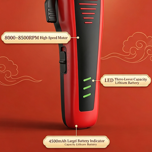 เครื่องโกนหนวดไฟฟ้ารุ่นใหม่ 3 ชิ้น สำหรับตัดแต่งทรง<span class=keywords><strong>ผม</strong></span> ใบมีดเซรามิก ควบคุมผ่าน<span class=keywords><strong>แอ</strong></span>พพลิเคชั่น สำหรับผู้ชาย คุ้มค่า - Product Image 3