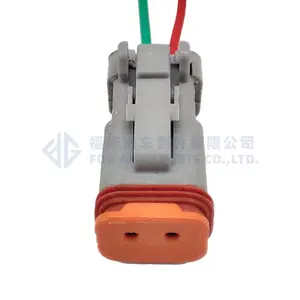 0090-032 KIT CONN-REPARAÇÃO CONECTOR DEUTSCH 2 WAY DT 06-2S FEMININO DT04-6P-L012 DT04-4P-L012