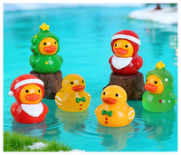 Fabrikverkauf: Neues Design, heiß begehrte Weihnachtsdekoration – Leuchtende 3D-Entenfigur aus Polyresin für Aquarien und mehr