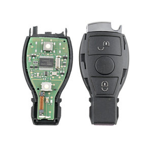 Clé de voiture intelligente non coupée <span class=keywords><strong>Mercedes</strong></span> Benz, télécommande pliable à 2 boutons avec puce BGA, pour classes E, S, G, CLK, SLK, ML 2000+, 433 MHz, lame non coupée - Product Image 4