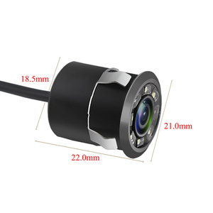 Aide au stationnement grand Angle CCD étanche Vision nocturne haute résolution 8 LED lumière Mini taille petite voiture de secours cachée est venue - Product Image 5