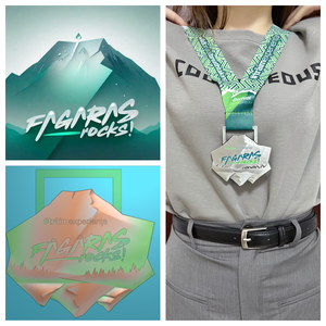 Médailles de course personnalisées en argent antique, thème Fagaras Ronghii Roumanie, médailles 3D pour l'alpinisme, la marche, la randonnée et le cyclisme - Product Image 6