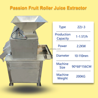 Passievruchtensapcentrifuge met capaciteit 300-500 kg, nieuw ontwerp, dubbele roller, industriële citroensapmachine