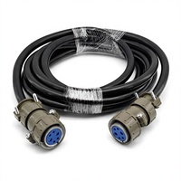 Prise industrielle d'aviation étanche 25A 7 broches IP55 en alliage d'aluminium mâle/femelle