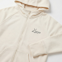 Veste de sport pour homme Jaoon, à capuche, unie, zippée, en coton/polyester, tricotée, pour l'hiver, séchage rapide, extra