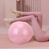 Vente en gros 55cm PVC souple Fitness Gym Ball pour les entraînements d'équilibre Logo personnalisé Yoga Ball Offre Spéciale équipement d'exercice