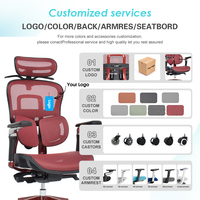 Fauteuil de bureau ergonomique robuste avec support lombaire réglable et respirant, pivotant à 360° °   Chaise de bureau de direction