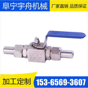 Stainless <b>Steel</b> High Pressure <b>Ball</b> Valve 775psi 1 In Threaded Switch Type For Water Industrial Use OEM Support - Product Image 4