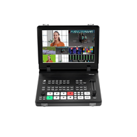 Mezclador de Video SDI con Pantalla de 10.1 Pulgadas 4K60, Conmutador de Producción en Vivo Multisrcina para Transmisión de Video en Vivo