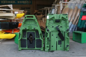 Kayak modulaire monoplace pliable VK-45 de 8,3 pieds, système à double pédale, écologique, léger, coque en HDPE de haute qualité - Product Image 2