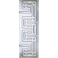 Évaporateur de plaque d'oreiller en acier inoxydable utilisé dans la zone de la machine d'aviation plaque froide liquide