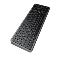 Clavier BT avec clavier numérique Multi-Device Connexion rechargeable et stable Clavier sans fil de taille compacte pour ordinateur portable Mac