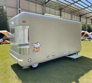 รถพ่วงรถบรรทุกอาหารทาโก้พร้อมแผ่นเหล็กและสถานีเตรียมอาหารเม็กซิกัน - Product Image 1