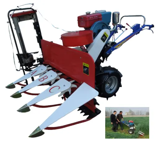 High quality paddy reaper and binder/Best Selling Rice Walking Tractor Mounted/Farm Equipment On Sale