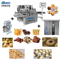 Machine à encruster les biscuits multifonctionnelle à trois couleurs, extrudeuse-déposeuse automatique de biscuits à triple trémie, industrielle