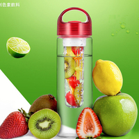 Toofeel 800ml sans BPA Tritan fruits infuseur bouteille d'eau Logo personnalisé en gros verres en plastique