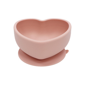 Bol pour bébé en forme de cœur, 501-800 ml, en silicone de qualité alimentaire, antidérapant, pour nourrissons et tout-petits - Product Image 2