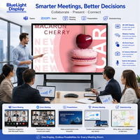 Tableau interactif intelligent tout-en-un avec écran tactile de 65 pouces pour l'éducation, tableau blanc électronique pour l'enseignement et l'écriture