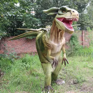 2024 factory hot sale Wearable Animatronic Walking Dinosaur Costume