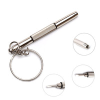 Mini tournevis Portable multifonction, outil de tournevis pour téléphone et montre, petit tournevis trois en un
