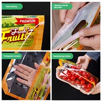 Op maat gemaakte transparante plastic zakken voor fruit en groenten hebben diverse toepassingen.
