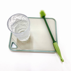 Packing Customized Household cepillo Bottle Cleaning Tools Long Handle Cleaner Plastic Baby Bottle Brush