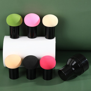 Éponges de maquillage <span class=keywords><strong>en</strong></span> <span class=keywords><strong>forme</strong></span> de <span class=keywords><strong>champignon</strong></span>, naturelles, faciles à nettoyer, rebondissantes, douces et lisses, pour fond de teint - Product Image 5