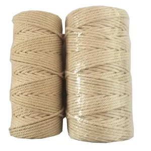 3/4 strand macrame cord, 100% cotton rope, cotton macrame twine