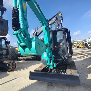 Excavadora Kobelco SK40 de 4 toneladas con cazo de excavación de 0.2m³ de capacidad, excavadora de cadenas Kobelco SK60 usada - Product Image 1