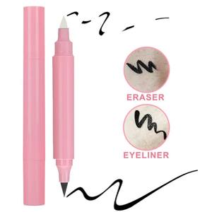 OEM logo Vegan Eyeliner Stamp Impermeable 2 en 1 Liquid Eyeliner Pink color Eye Makeup liner - Product Image 4