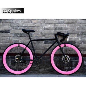 Nhà máy bán tốc độ duy nhất Fixie 24 inch 26 inch đôi đĩa phanh cố định bánh xe đạp xe đạp - Product Image 5