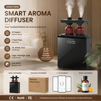 Diffuseur de parfum électrique sans eau pour HVAC commercial, 2 bouteilles de 500 ml, diffuseur d'huiles essentielles pour hôtels et foyers
