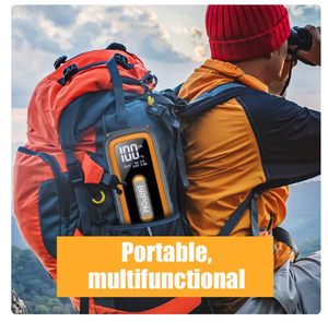 Gooloo Avviatore di Emergenza Wireless 3000A con Corrente di Picco, Power Bank e Strumento di Emergenza per Moto e Auto - Avvio Affidabile e Potente - Product Image 3