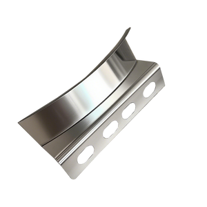 Huimei Custom Metal Stainless Steel Curved Bent Bracket with Brushed Polished Surface Treatment
