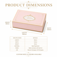 Boîte alimentaire écologique, ensemble de boîtes d'emballage pour macarons, boîte cadeau en carton rigide magnétique pour chocolats et biscuits avec insert doré
