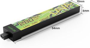 Batería BETAFPV Lava II 1S 280/320/480/580/680mAh 3.8V 95C LiHV BT2.0 para Dron FPV Tiny Whoop Cetus Air65 Meteor65 Pro - Product Image 3