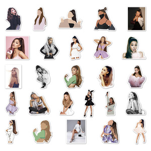 Autocollants de l'actrice américaine Arianna Grande, pour guitare, ordinateur portable, <span class=keywords><strong>skateboard</strong></span>, papeterie, album de scrapbooking, 50 pièces, SP429 - Product Image 3