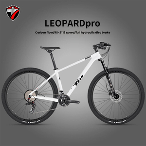 Vélo de montagne LEOPARDpro RS-24, cadre en fibre de carbone à haut module, suspension pneumatique, fourche à commande à distance, pneus de 29 pouces - Product Image 1