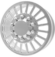 Jantes forgées DRW polies sur mesure 22X8.25 26X8.25 30X8.25 avec enjoliveur central flottant 10X285.75 8X180 pour Silverado 3500HD