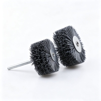 Brosse abrasive en carbure de silicium de qualité industrielle OEM, diamètre 3 pouces, grain de précision, outil de débavurage et de polissage des surfaces métalliques