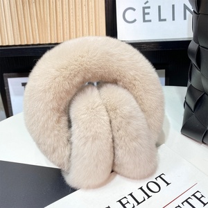 <span class=keywords><strong>Cache</strong></span>-oreilles en <span class=keywords><strong>fourrure</strong></span> de lapin Rex pour femme, style coréen, mignon, en peluche, couvrant entièrement l'<span class=keywords><strong>oreille</strong></span>, pliable, pour l'hiver - Product Image 6